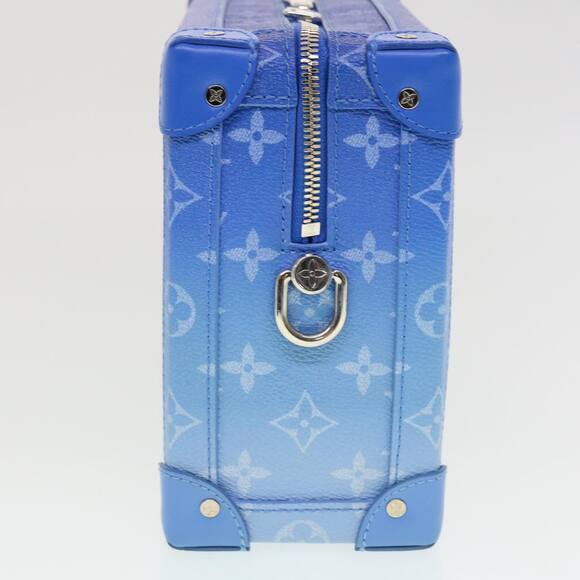 LOUIS VUITTON Monogram Clouds Soft Trunk Shoulder Bag Blue M45430 - Picture 3 of 16